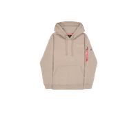 Alpha Industries Backprint Hoodie Taglia XL - Beige