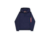 Alpha Industries Backprint Mirror Camo Hoodie da Uomo Ultra Navy S