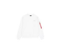 Alpha Industries Backprint Sweatshirt Felpe Taglia 3XL - Bianco