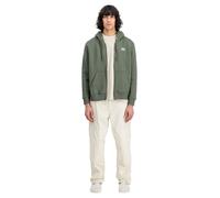 Alpha Industries Basic Small Logo Zip Hoodie Taglia 3XL - Verde