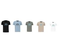 Alpha Industries Base T Rainbow Riflettente Maglietta Uomo