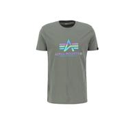 Alpha Industries Base T Rainbow Riflettente Maglietta Uomo
