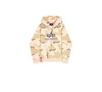 Alpha Industries Basic Big Logo Camo Hoodie Taglia S -