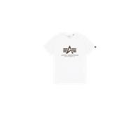 Alpha Industries Basic Effect Print Short Sleeve T-shirt Bianco M Uomo
