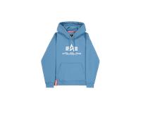 Alpha Industries Basic Big Logo Hoodie Taglia L - Blu