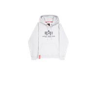 Alpha Industries Basic Big Logo Hoodie Taglia S - Grigio