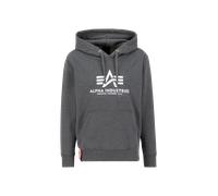 Alpha Industries Basic Big Logo Hoodie Taglia S - Grigio