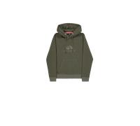 Alpha Industries Basic Big Logo Mirror Leo Hoodie Taglia S - Verde