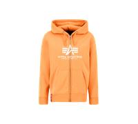 Alpha Industries Basic Big Logo PP Zip Hoodie Taglia L - Arancione