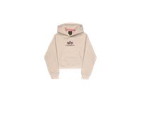 Alpha Industries Basic Big Logo Puff Print Hoodie Taglia L - Beige