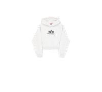Alpha Industries Basic Big Logo Puff Print Loose Hoodie Taglia S - Grigio