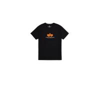 Alpha Industries Basic Big Logo Rubber T-Shirt Magliette Taglia L - Nero