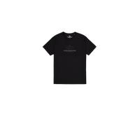 Alpha Industries Basic Big Logo Rubber T-Shirt Magliette Taglia XL - Nero/Grigio