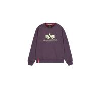 Alpha Industries Basic Sweatshirt Viola L Uomo
