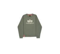 Alpha Industries Basic Big Logo Sweatshirt Felpe Taglia L - Verde