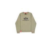 Alpha Industries Basic Big Logo Sweatshirt Felpe Taglia M - Verde oliva