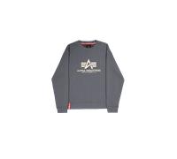 Alpha Industries Basic Big Logo Sweatshirt Felpe Taglia S - Grigio scuro
