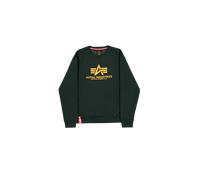 Alpha Industries Basic Big Logo Sweatshirt Felpe Taglia XS - Verde petrolio
