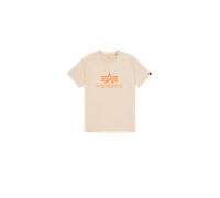 Alpha Industries Basic Big Logo T-Shirt Magliette Taglia 3XL - Beige