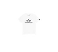 Alpha Industries Basic Big Logo T-Shirt Magliette Taglia 3XL - Bianco