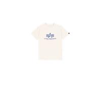 Alpha Industries Basic Big Logo T-Shirt Magliette Taglia L - Bianco