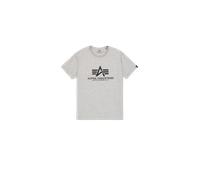 Alpha Industries Basic Big Logo T-Shirt Magliette Taglia L - Grigio