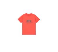Alpha Industries Basic Big Logo T-Shirt Magliette Taglia L - Rosso
