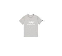 Alpha Industries Basic Big Logo T-Shirt Magliette Taglia M - Grigio/Bianco