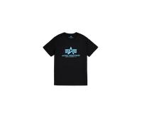 Alpha Industries Basic Big Logo T-Shirt Magliette Taglia M - Nero/Blu