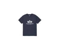 Alpha Industries Basic Big Logo T-Shirt Magliette Taglia S - Blu marino