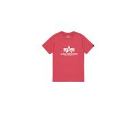 Alpha Industries Basic Big Logo T-Shirt Magliette Taglia XL - Rosso