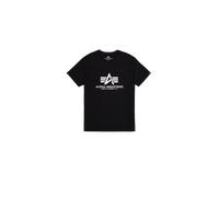 Alpha Industries Basic Big Logo T-Shirt Magliette Taglia XS - Nero