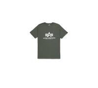 Alpha Industries Basic Big Logo T-Shirt Magliette Taglia XS - Verde
