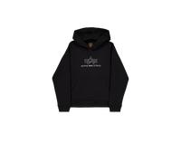Alpha Industries Basic Big Logo TPU Hoodie Taglia XS - Nero