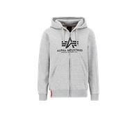 Alpha Industries Basic Full Zip Sweatshirt Grigio S Uomo