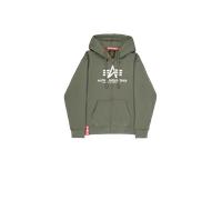 Alpha Industries Felpa Con Zip Basic