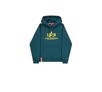 Alpha Industries Basic BL Hoodie da Uomo Deep Petrol 3XL