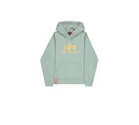Alpha Industries Basic BL Hoodie da Uomo Frost Green S