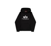 Alpha Industries Basic Carbon Hoodie Taglia L - nero argento