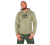 Felpa Alpha Industries con cappuccio Basic Vert 3XL
