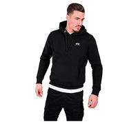 Alpha Industries Basic Small Logo Hoodie Nero L Uomo