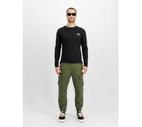Alpha Industries Basic Small Logo Longsleeve Manica lunga Taglia XL - Nero