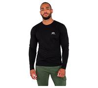 ALPHA INDUSTRIES Maglietta nero / bianco, Taglia L