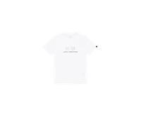 Alpha Industries Basic Mid Logo TPU T-Shirt Magliette Taglia XL - Bianco