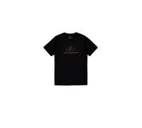Alpha Industries Basic Mid Logo TPU T-Shirt Magliette Taglia XS - Nero/Oro