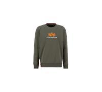 Alpha Industries Basic Rubber Sweatshirt Felpe Taglia L - Verde