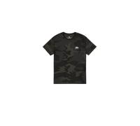 Alpha Industries Basic Small Logo Camo T-Shirt Magliette Taglia L - Mimetismo nero