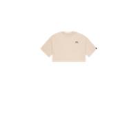 Alpha Industries Basic Small Logo Cropped PP T-Shirt Magliette Taglia M - Beige