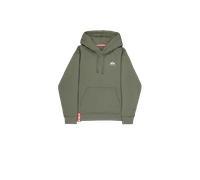 ALPHA INDUSTRIES Felpa oliva / rosso / bianco Uomo ALPHA INDUSTRIES XXL