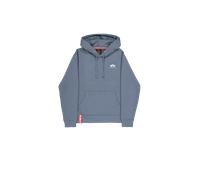 Alpha Industries Basic Small Logo Hoodie Taglia 3XL - Blu